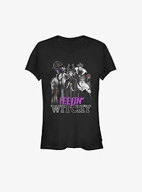 Disney Villains Feelin' Witchy Girls T-Shirt