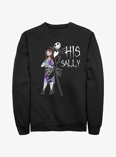 The Nightmare Before Christmas His Sally Sweatshirt