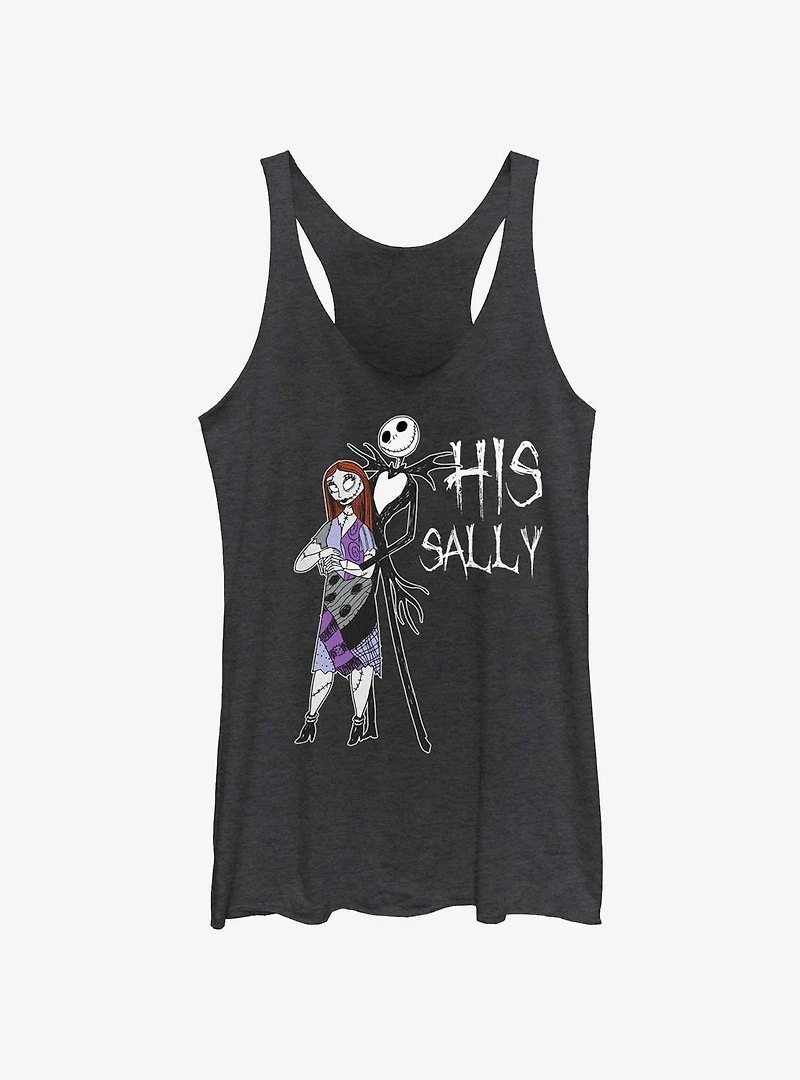 The Nightmare Before Christmas His Sally Girls Tank Top