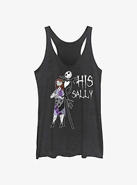 The Nightmare Before Christmas His Sally Girls Tank Top