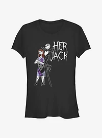 The Nightmare Before Christmas Her Jack Girls T-Shirt