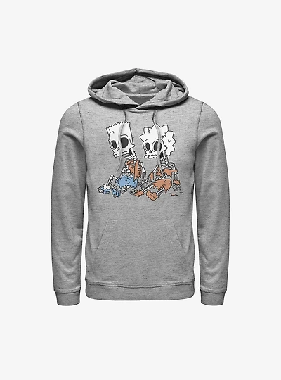 The Simpsons Skeleton Bart & Lisa Hoodie