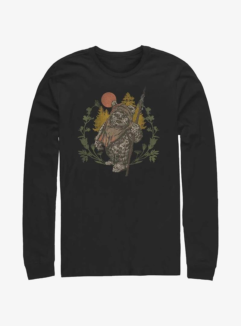 Star Wars Ewok Sunset Long-Sleeve T-Shirt