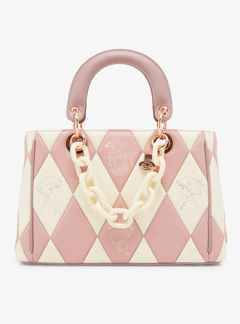 Studio Ghibli Howl's Moving Castle Quilted Icons Handbag - BoxLunch Exclusive