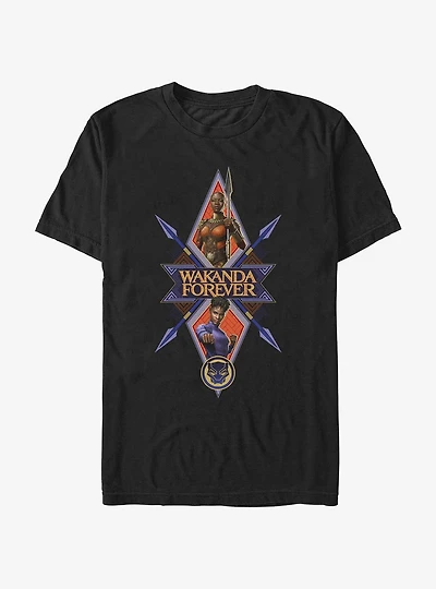Marvel Black Panther: Wakanda Forever Shuri And Okoye Spears T-Shirt