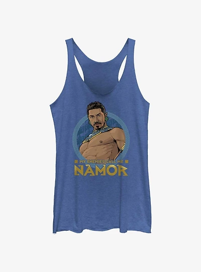 Marvel Black Panther: Wakanda Forever My Enemies Call Me Namor Icon Womens Tank Top