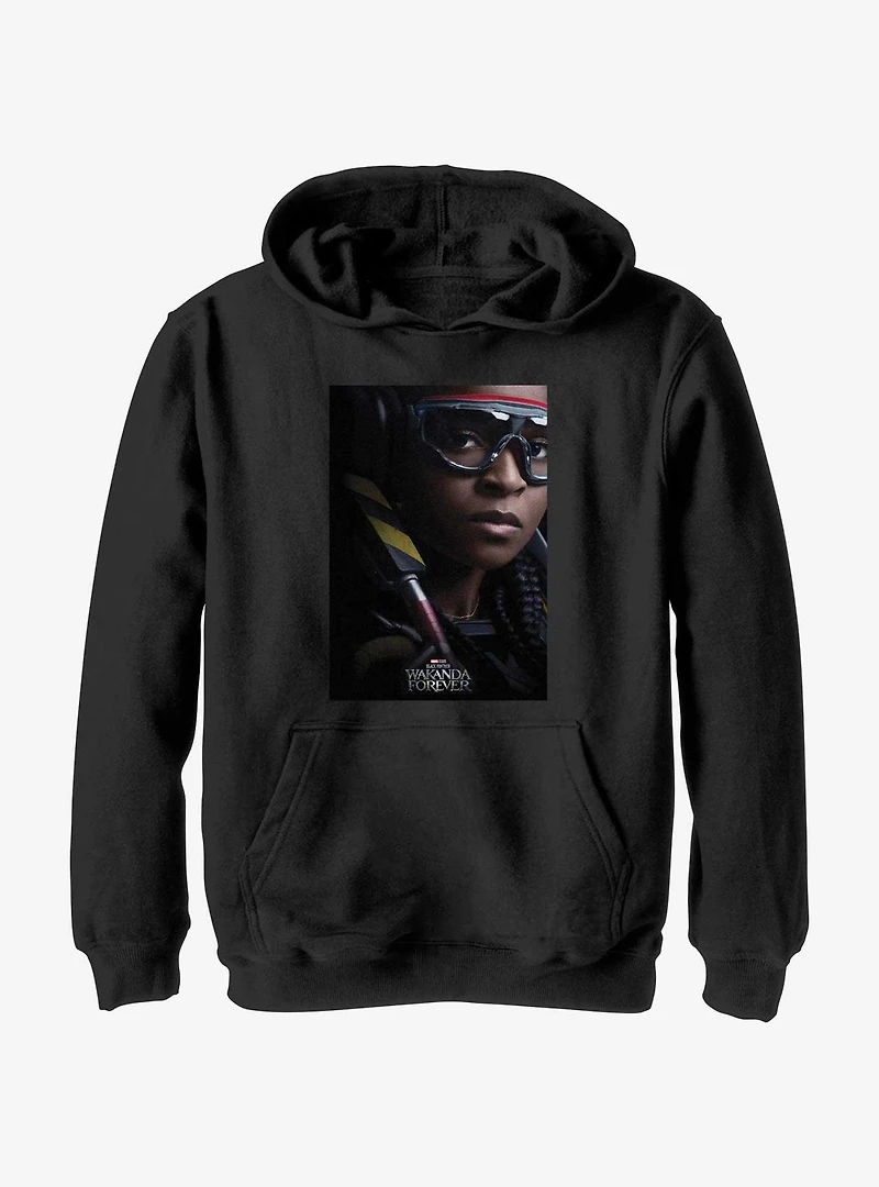Marvel Black Panther: Wakanda Forever Iron Heart Movie Poster Youth Hoodie