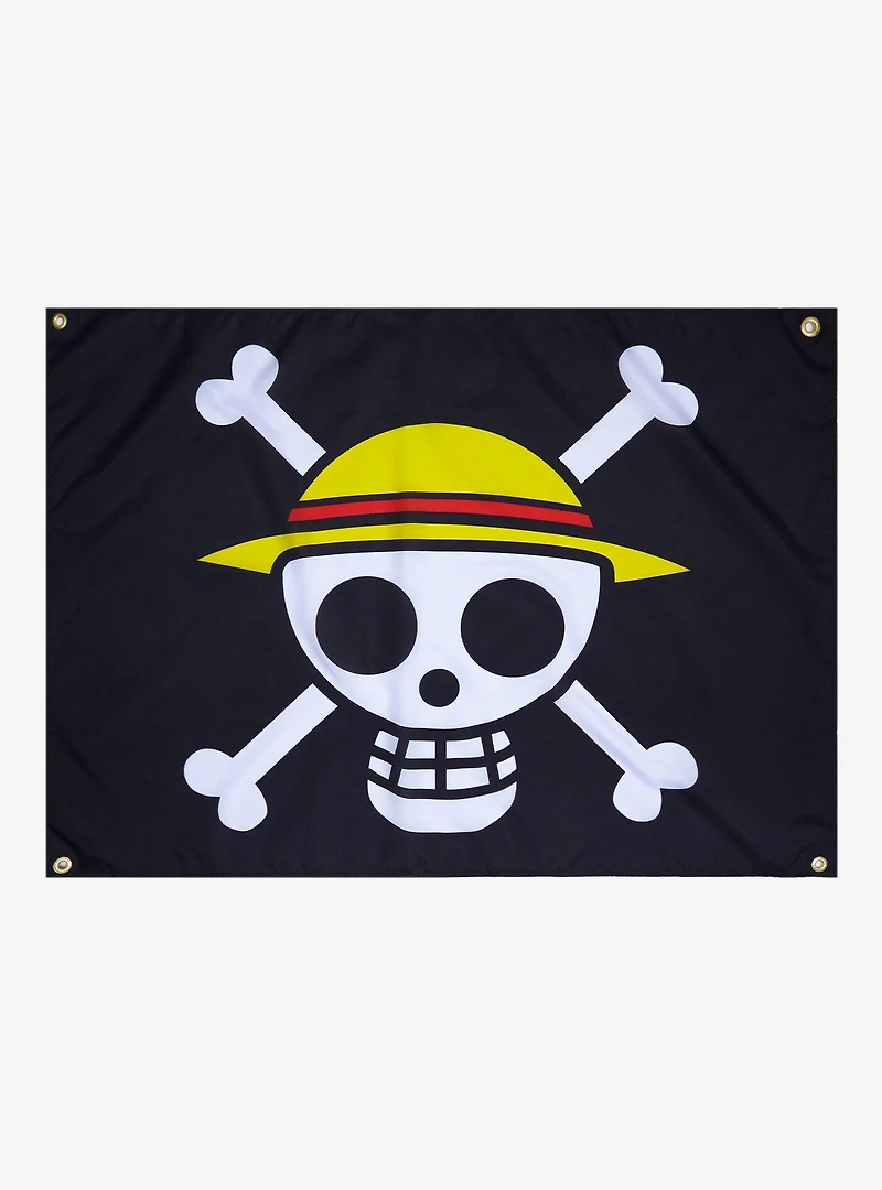 One Piece Straw Hat Crew Jolly Roger Flag