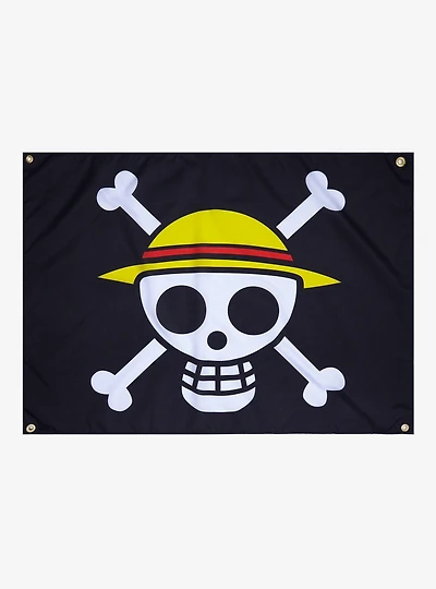 One Piece Straw Hat Crew Jolly Roger Flag