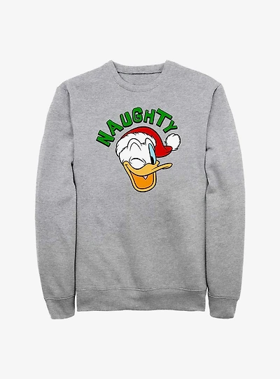 Disney Donald Duck Naughty Holiday Sweatshirt