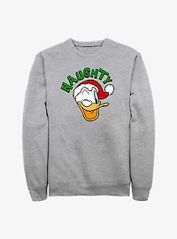 Disney Donald Duck Naughty Holiday Sweatshirt