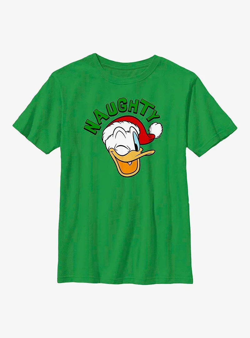Disney Donald Duck Naughty Holiday Youth T-Shirt