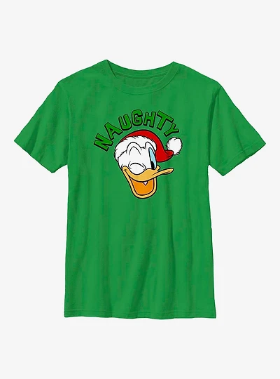 Disney Donald Duck Naughty Holiday Youth T-Shirt