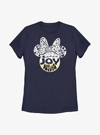 Disney Minnie Mouse Joy Ears Womens T-Shirt