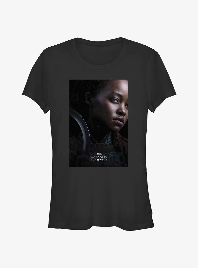 Marvel Black Panther: Wakanda Forever Nakia Movie Poster Girls T-Shirt