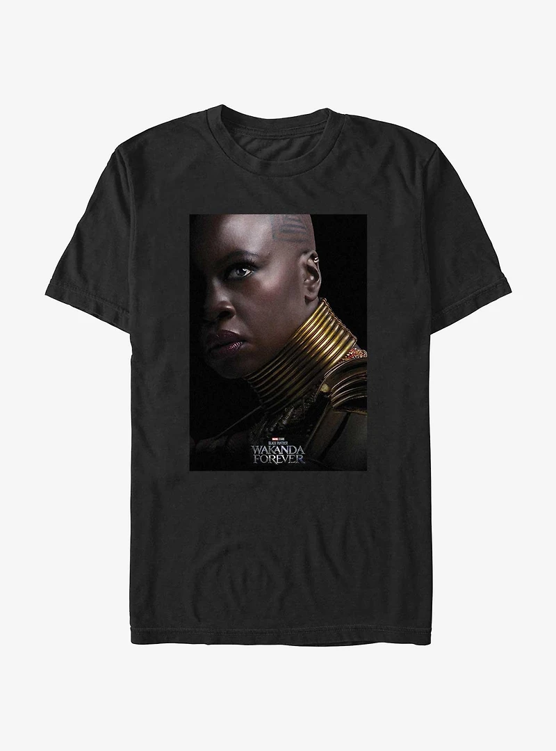 Marvel Black Panther: Wakanda Forever Okoye Movie Poster T-Shirt