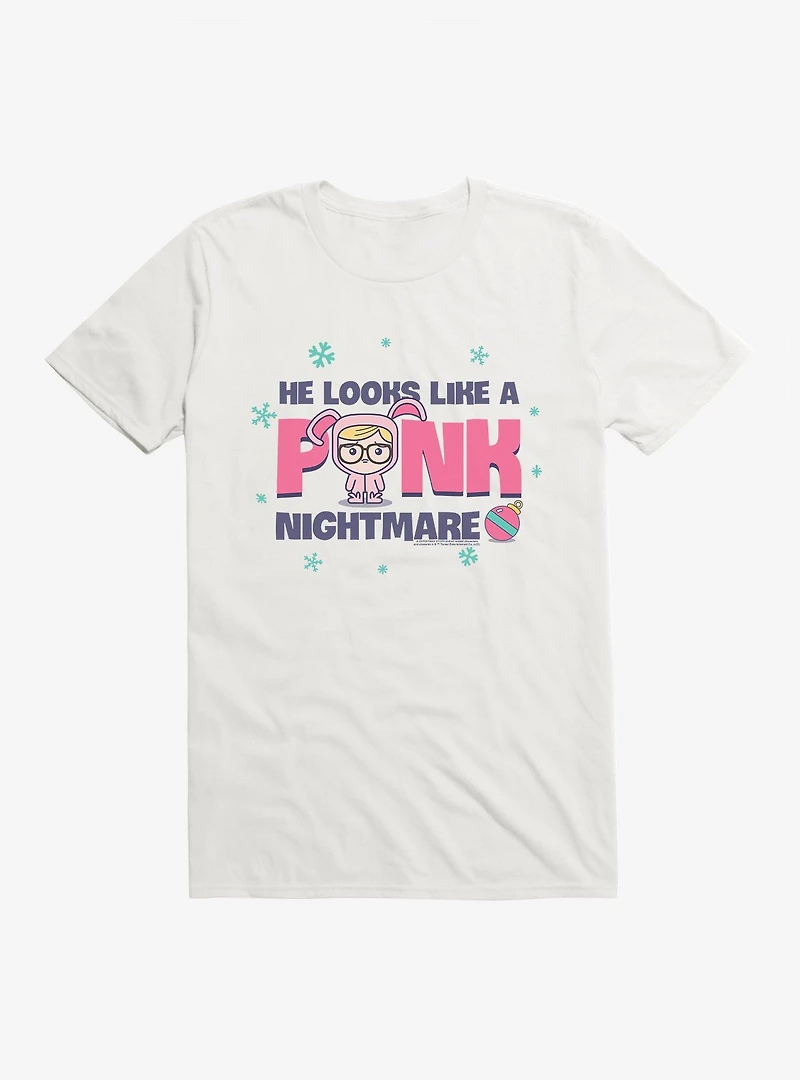 A Christmas Story Chibi Pink Nightmare T-Shirt