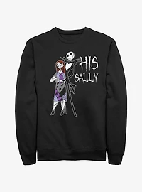 Disney The Nightmare Before Christmas His Sally Sweatshirt