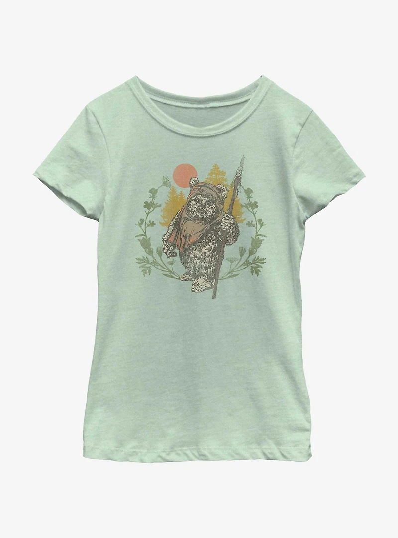 Star Wars Ewok Sunset Youth Girls T-Shirt