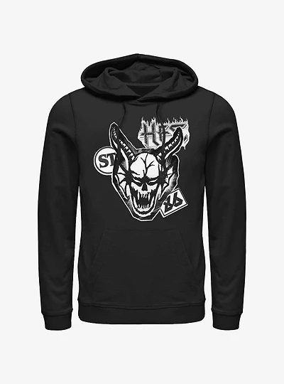 Stranger Things Cutout Hellfire Demon Hoodie