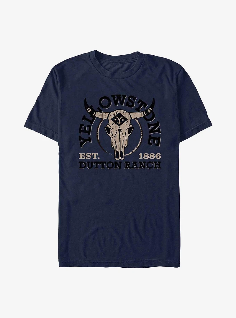 Yellowstone Skull Dutton Ranch T-Shirt