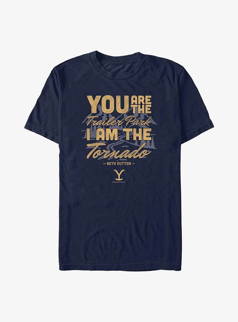 Yellowstone Trailer Park And Tornado T-Shirt