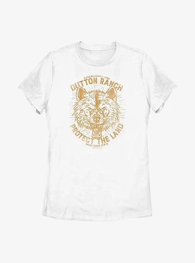 Yellowstone Protect The Land Womens T-Shirt
