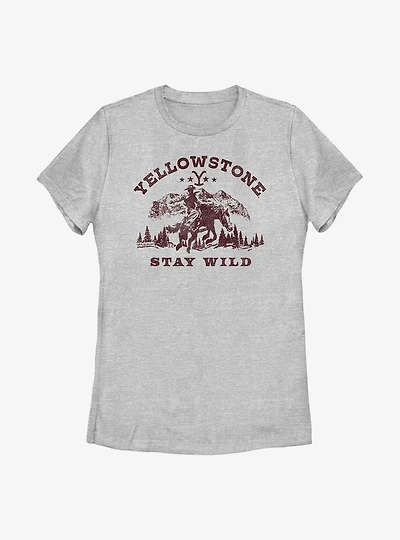 Yellowstone Stay Wild Womens T-Shirt