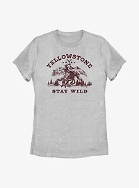 Yellowstone Stay Wild Womens T-Shirt