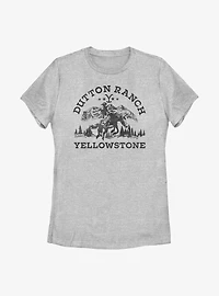 Yellowstone Vintage Rider Womens T-Shirt