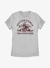Yellowstone Vintage Rider Womens T-Shirt