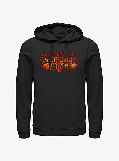 Stranger Things Fire Logo Hoodie