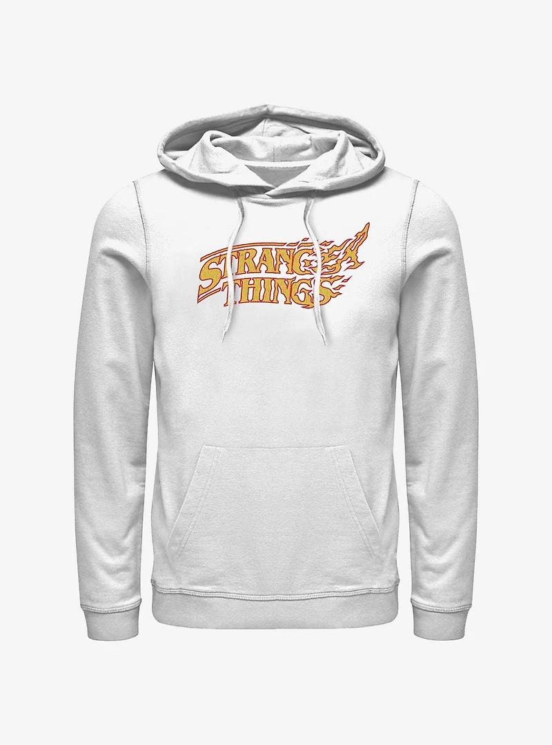 Stranger Things Vanishing Fire Logo Hoodie