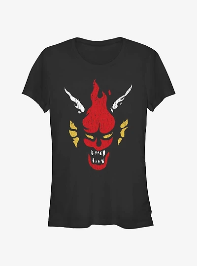 Stranger Things Demon Head Girls T-Shirt
