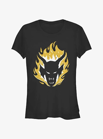Stranger Things Demon Head Girls T-Shirt
