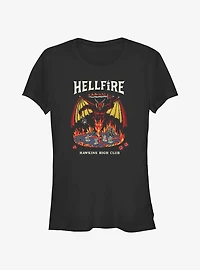 Stranger Things Hellfire Hawkins High Club Girls T-Shirt