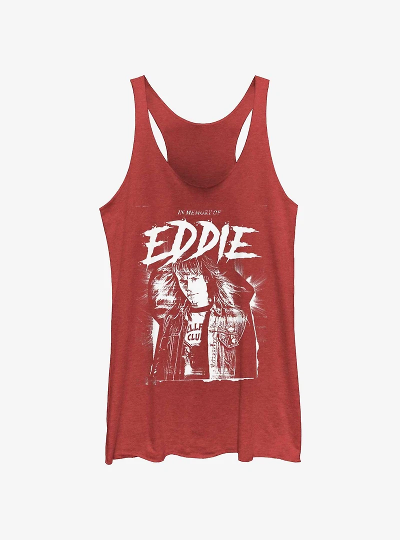 Stranger Things Memory of Eddie Girls Tank