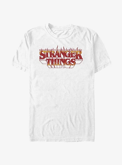 Stranger Things Fire Logo T-Shirt