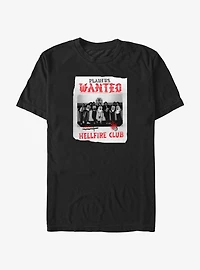 Stranger Things Hellfire Club Players Wanted Poster T-Shirt