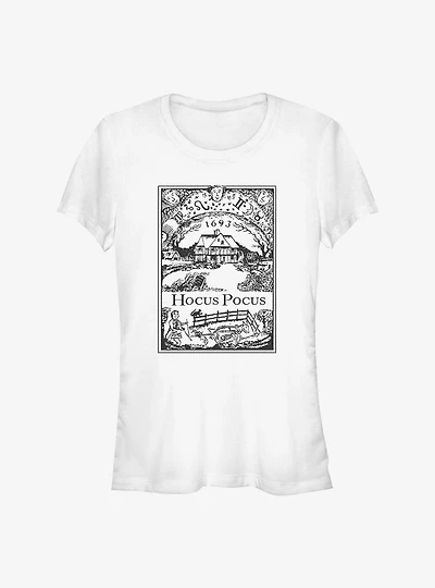 Disney Hocus Pocus Sanderson House Vintage Poster Girls T-Shirt