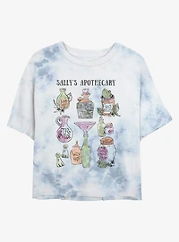 Disney The Nightmare Before Christmas Sally's Apothecary Tie-Dye Girls Crop T-Shirt