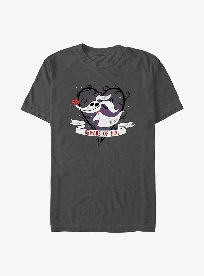 Disney The Nightmare Before Christmas Beware of Dog Zero T-Shirt