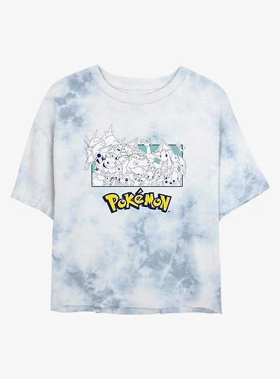 Pokemon The Classics Tie-Dye Womens Crop T-Shirt