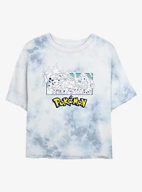Pokemon The Classics Tie-Dye Womens Crop T-Shirt
