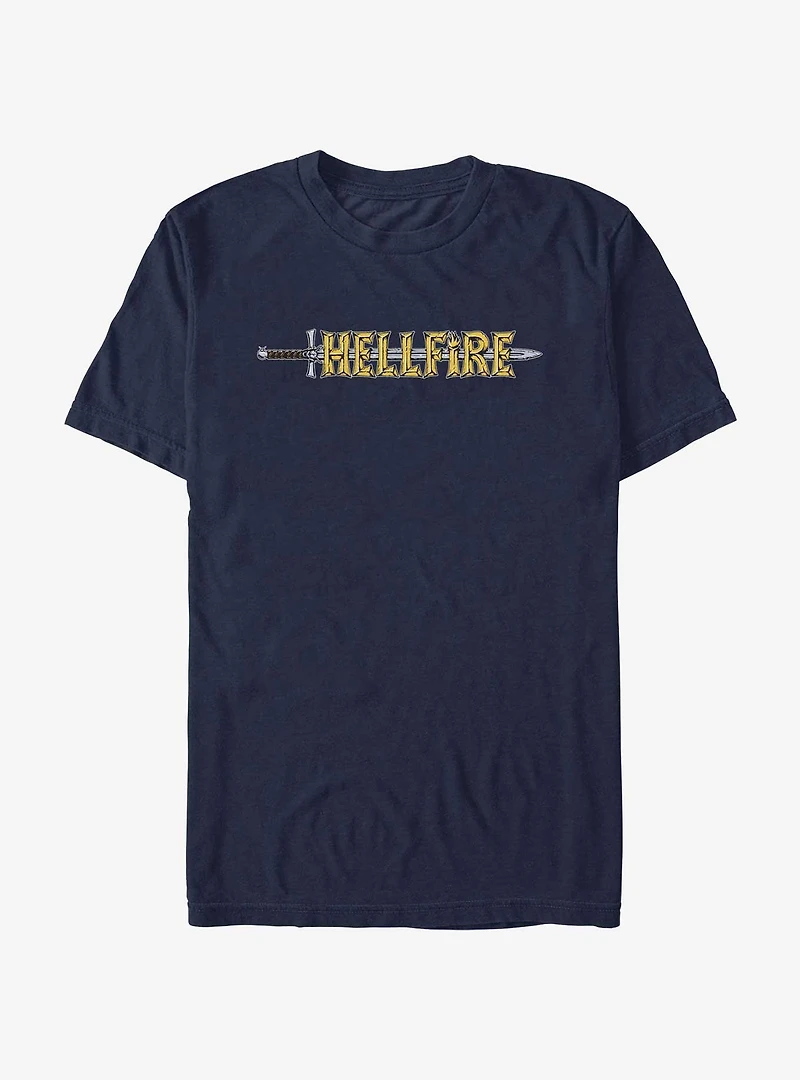 Stranger Things Hellfire Sword Logo T-Shirt