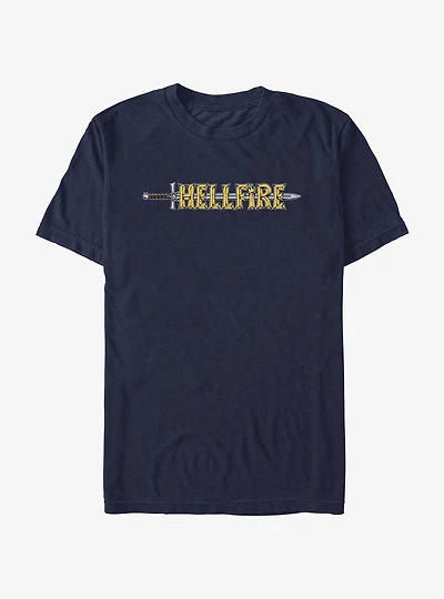 Stranger Things Hellfire Sword Logo T-Shirt