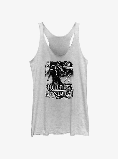 Stranger Things Eddie Munson Concert Poster Womens Tank Top