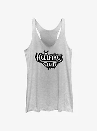 Stranger Things Hellfire Club Demon Logo Womens Tank Top