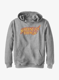 Stranger Things Vanishing Fire Logo Youth Hoodie
