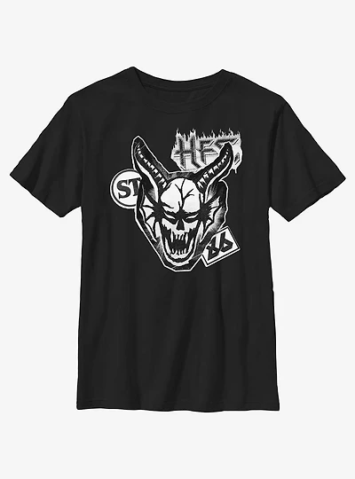 Stranger Things Cutout Hellfire Demon Youth T-Shirt
